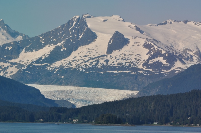 Mountain range between Sitka and Juneau